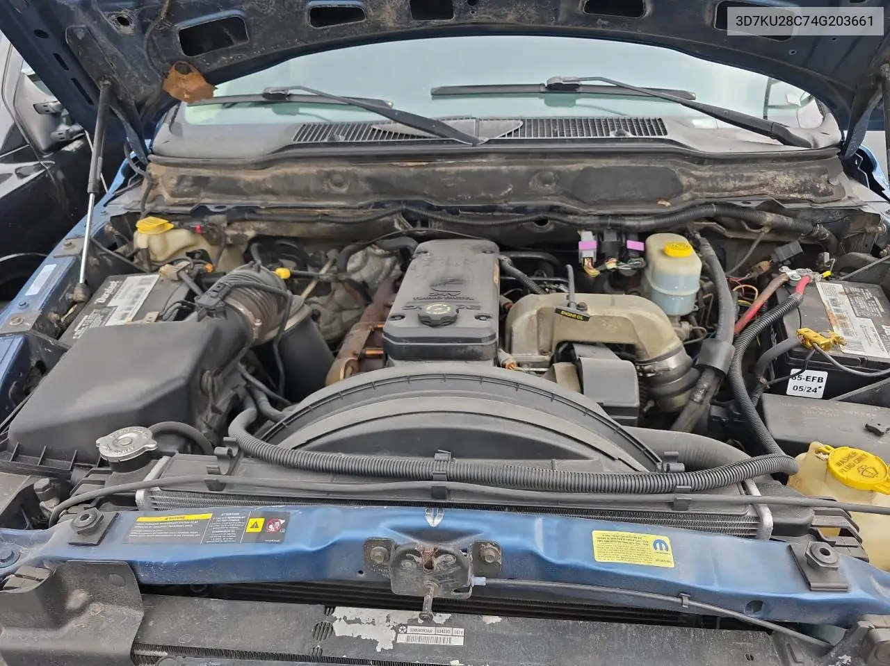 2004 Dodge Ram 2500 St VIN: 3D7KU28C74G203661 Lot: 63525875