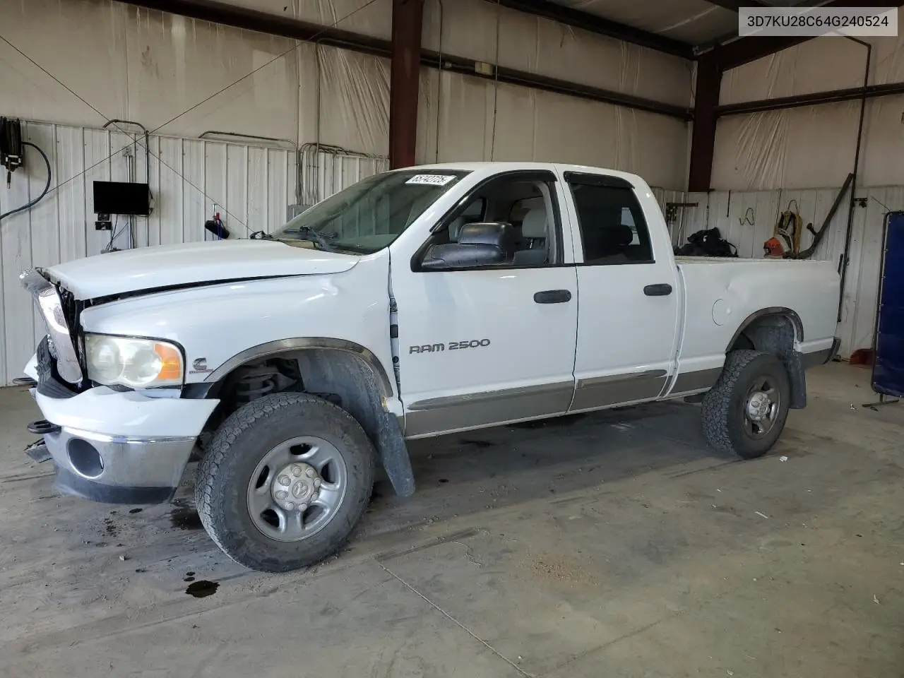 2004 Dodge Ram 2500 St VIN: 3D7KU28C64G240524 Lot: 65742725
