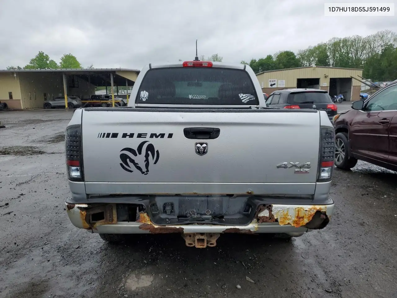 2005 Dodge Ram 1500 St VIN: 1D7HU18D55J591499 Lot: 56966595