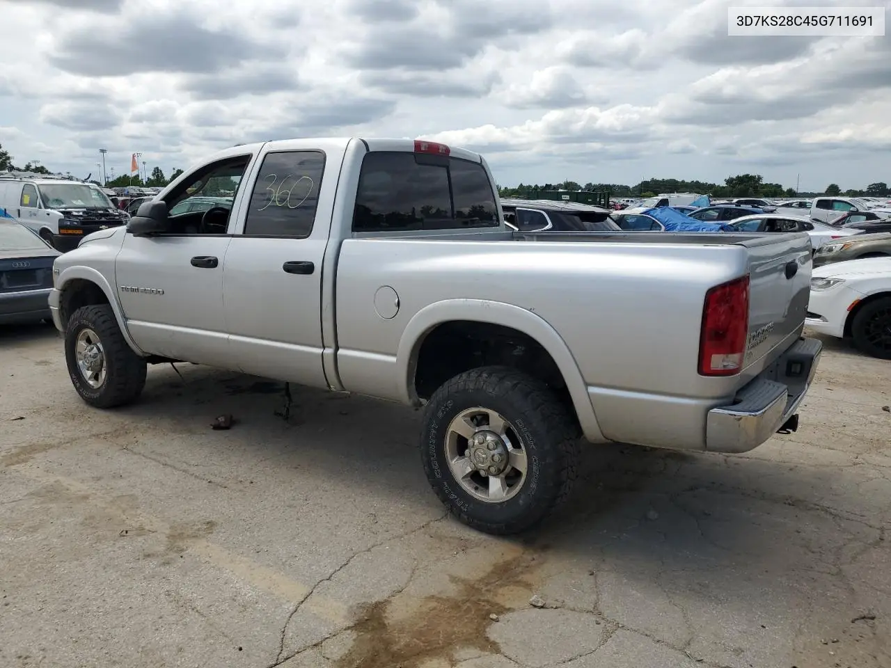 2005 Dodge Ram 2500 St VIN: 3D7KS28C45G711691 Lot: 61820175