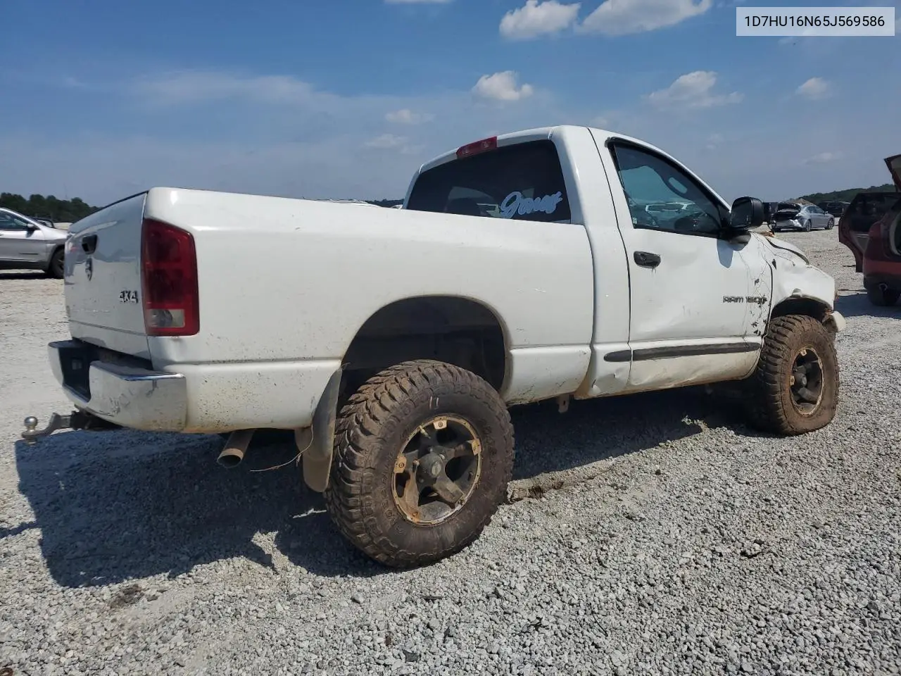 2005 Dodge Ram 1500 St VIN: 1D7HU16N65J569586 Lot: 62206595