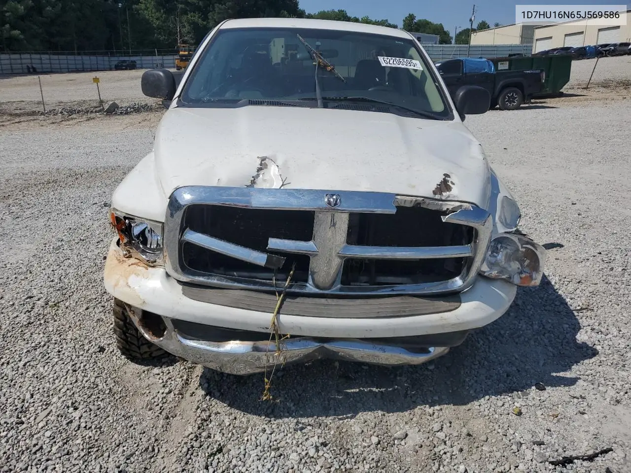 2005 Dodge Ram 1500 St VIN: 1D7HU16N65J569586 Lot: 62206595