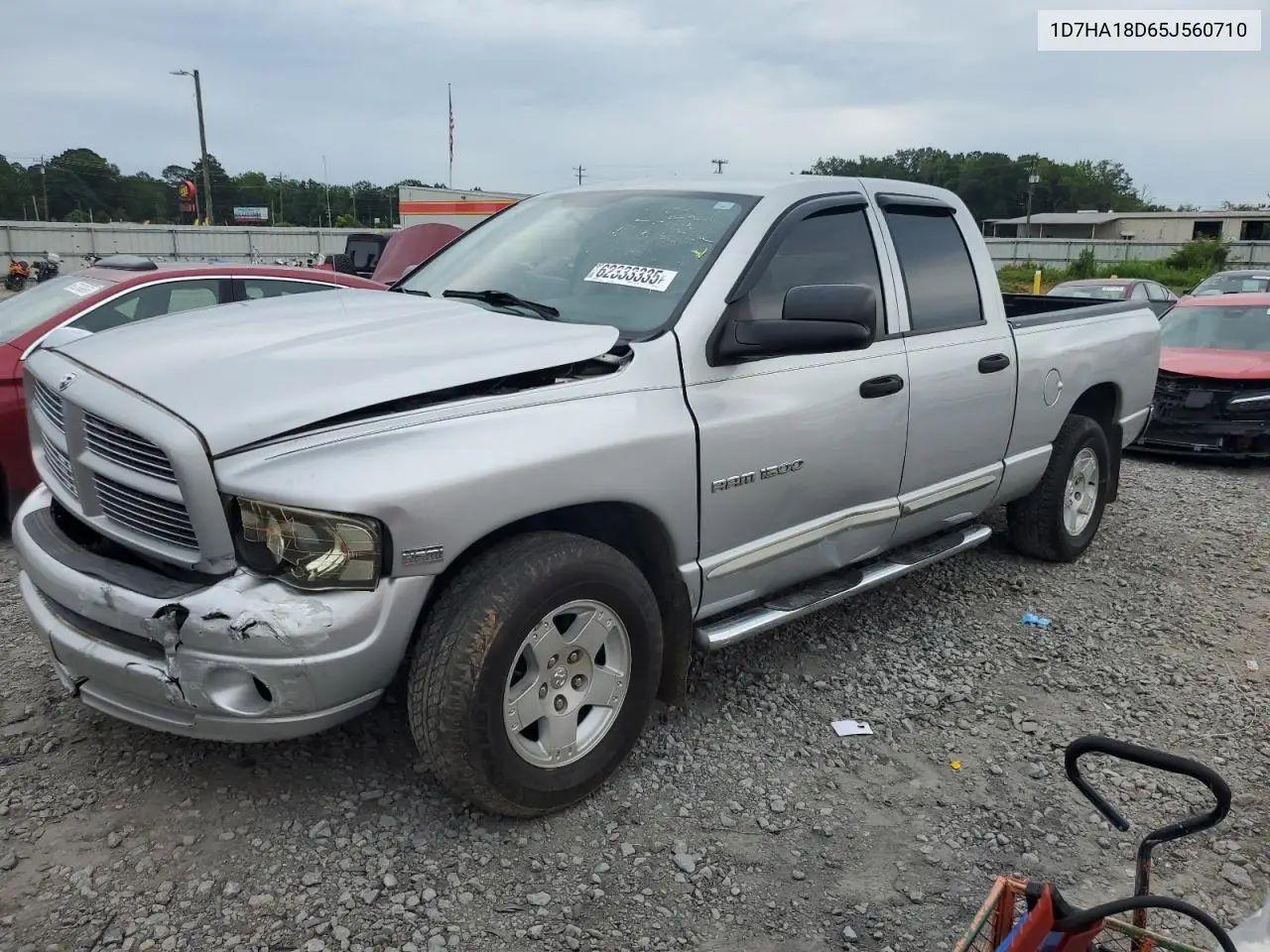 2005 Dodge Ram 1500 St VIN: 1D7HA18D65J560710 Lot: 62333335
