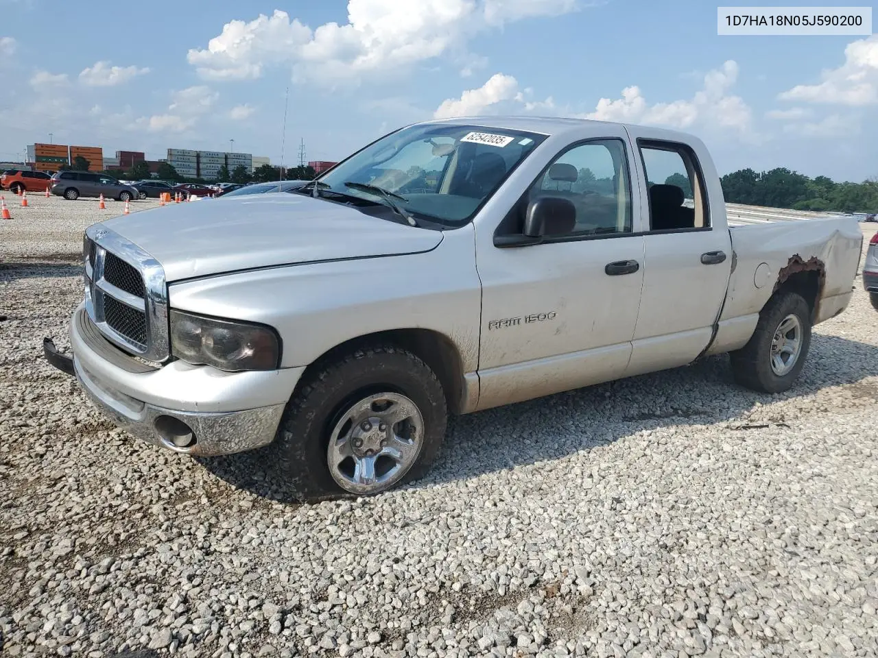 2005 Dodge Ram 1500 St VIN: 1D7HA18N05J590200 Lot: 62542035