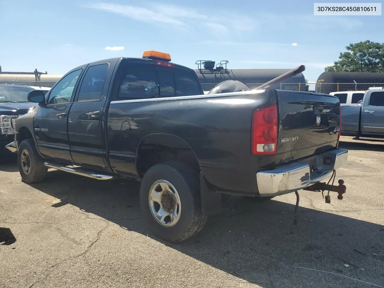 2005 Dodge Ram 2500 St VIN: 3D7KS28C45G810611 Lot: 63159555