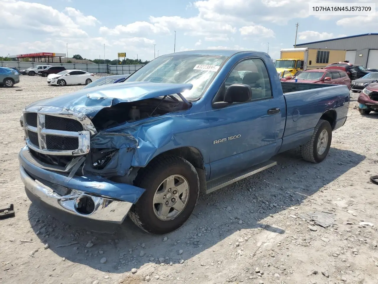 2005 Dodge Ram 1500 St VIN: 1D7HA16N45J573709 Lot: 63223895