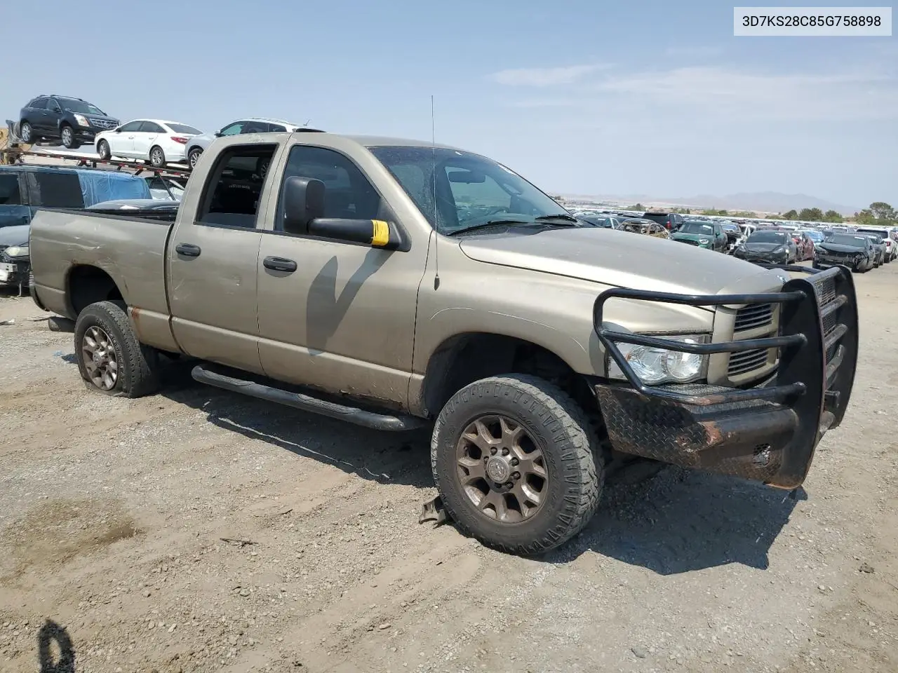 2005 Dodge Ram 2500 St VIN: 3D7KS28C85G758898 Lot: 64854535