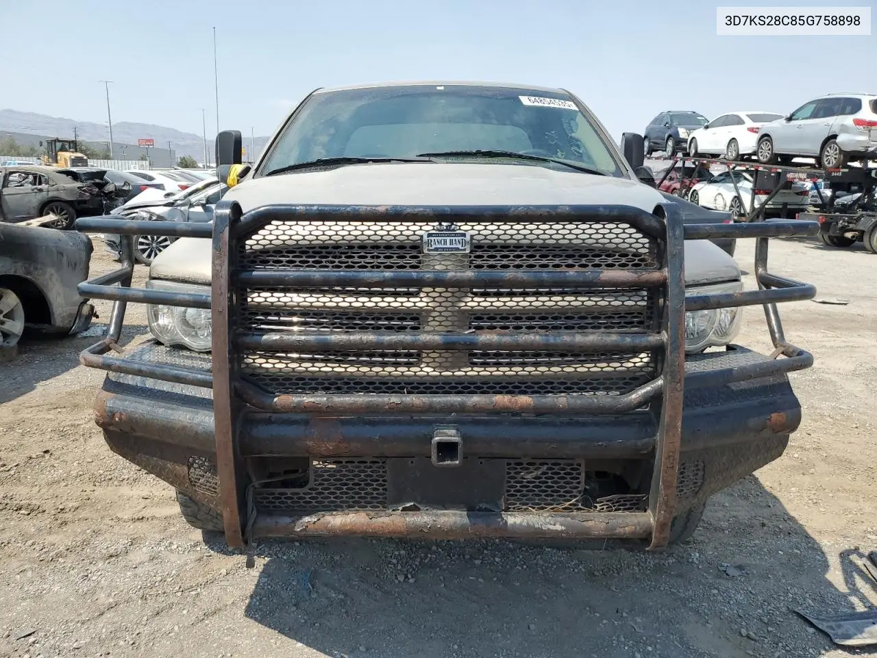 2005 Dodge Ram 2500 St VIN: 3D7KS28C85G758898 Lot: 64854535