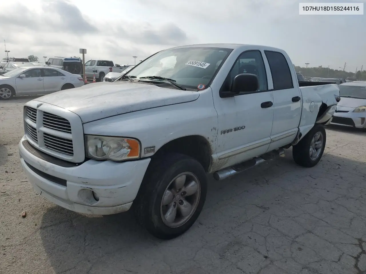 2005 Dodge Ram 1500 St VIN: 1D7HU18D15S244116 Lot: 65091545