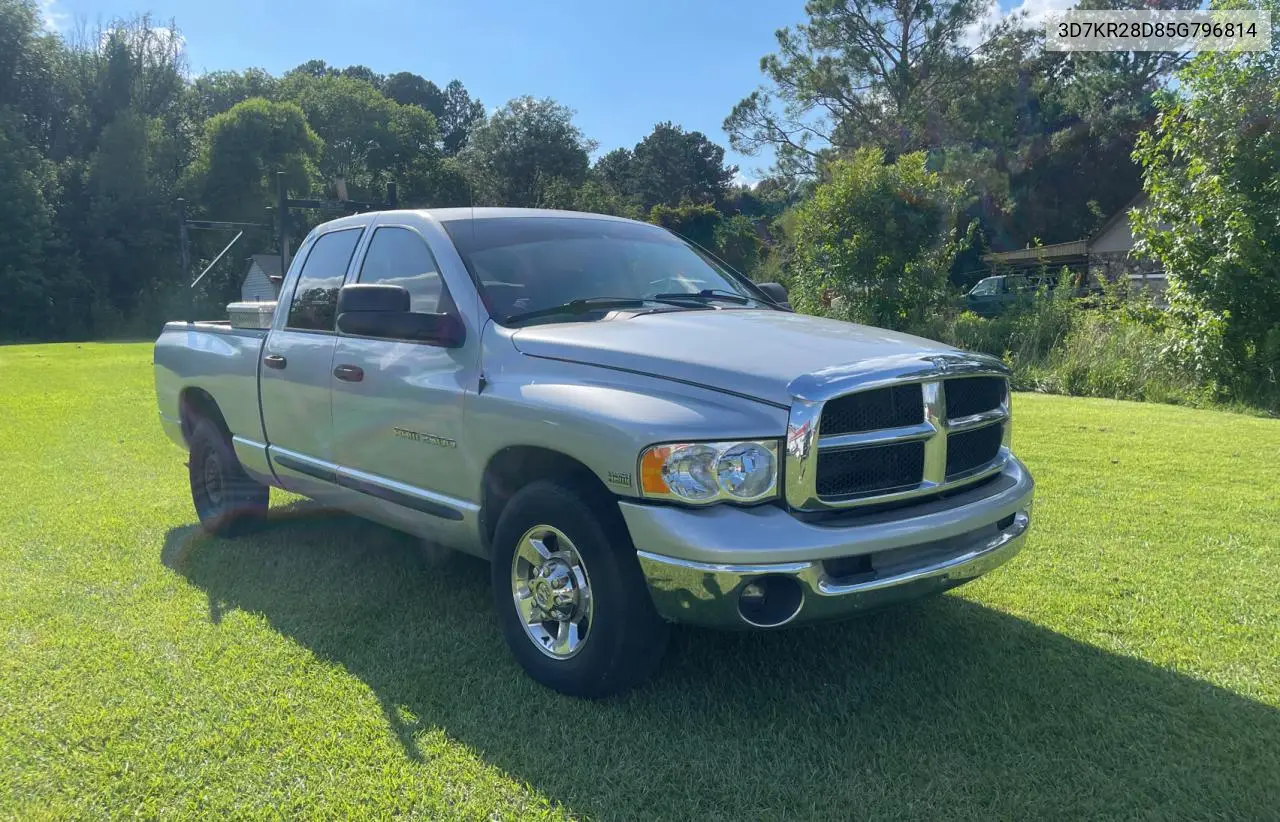 2005 Dodge Ram 2500 St VIN: 3D7KR28D85G796814 Lot: 66040635