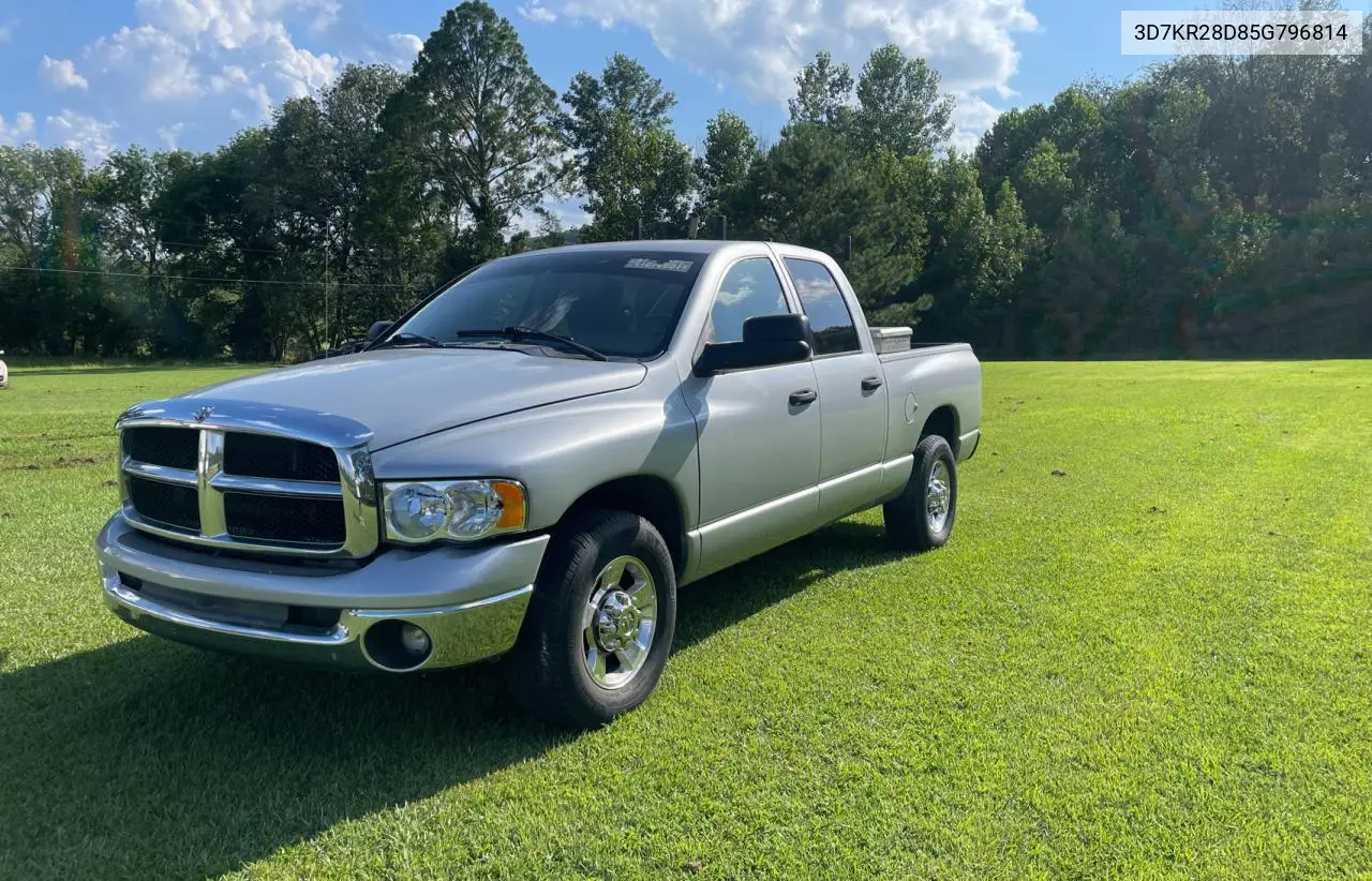 2005 Dodge Ram 2500 St VIN: 3D7KR28D85G796814 Lot: 66040635