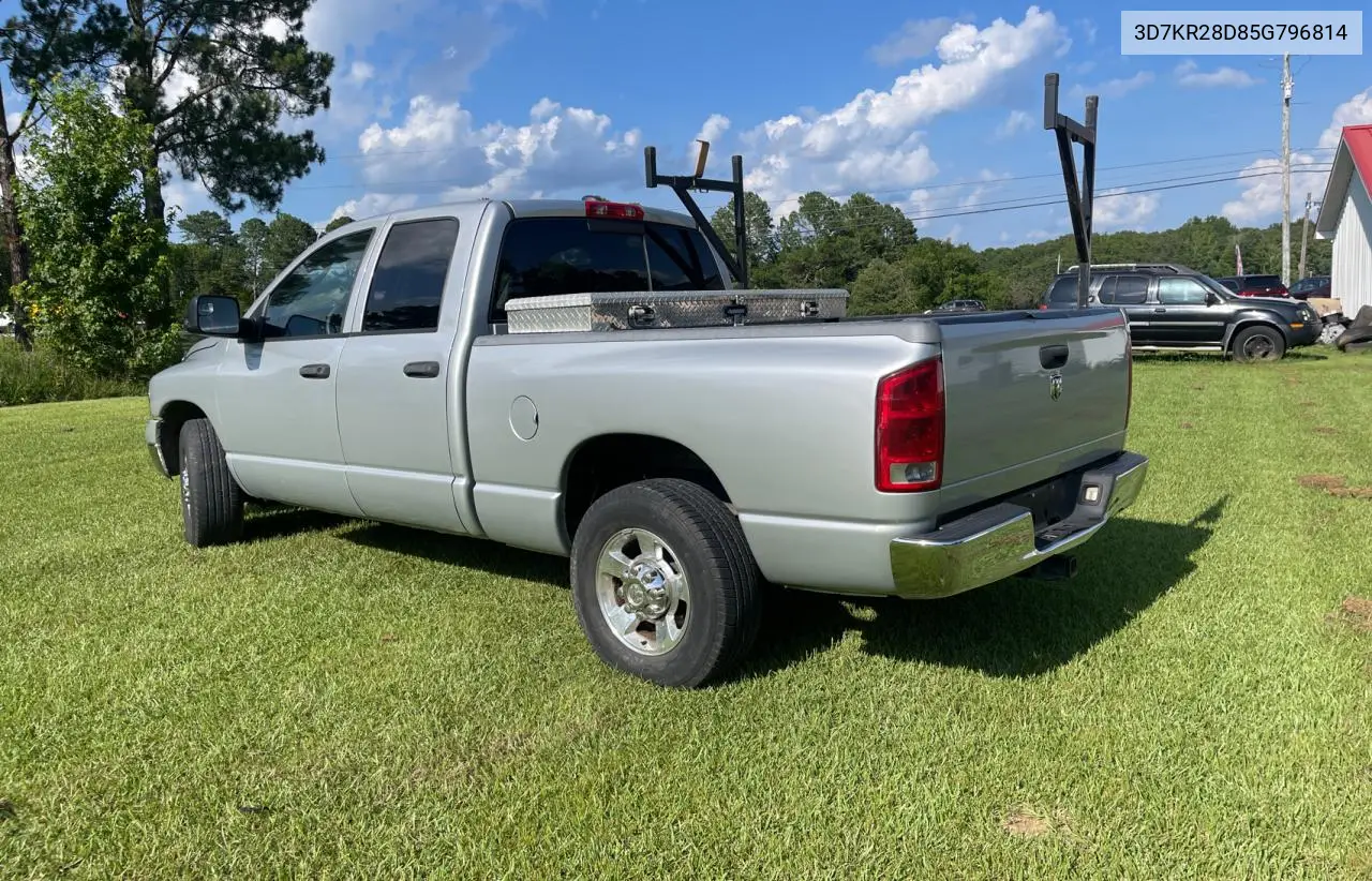 2005 Dodge Ram 2500 St VIN: 3D7KR28D85G796814 Lot: 66040635
