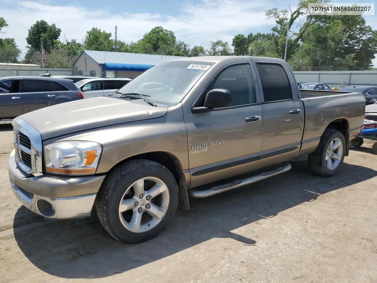 2006 Dodge Ram 1500 St VIN: 1D7HA18N56S602207 Lot: 56787995