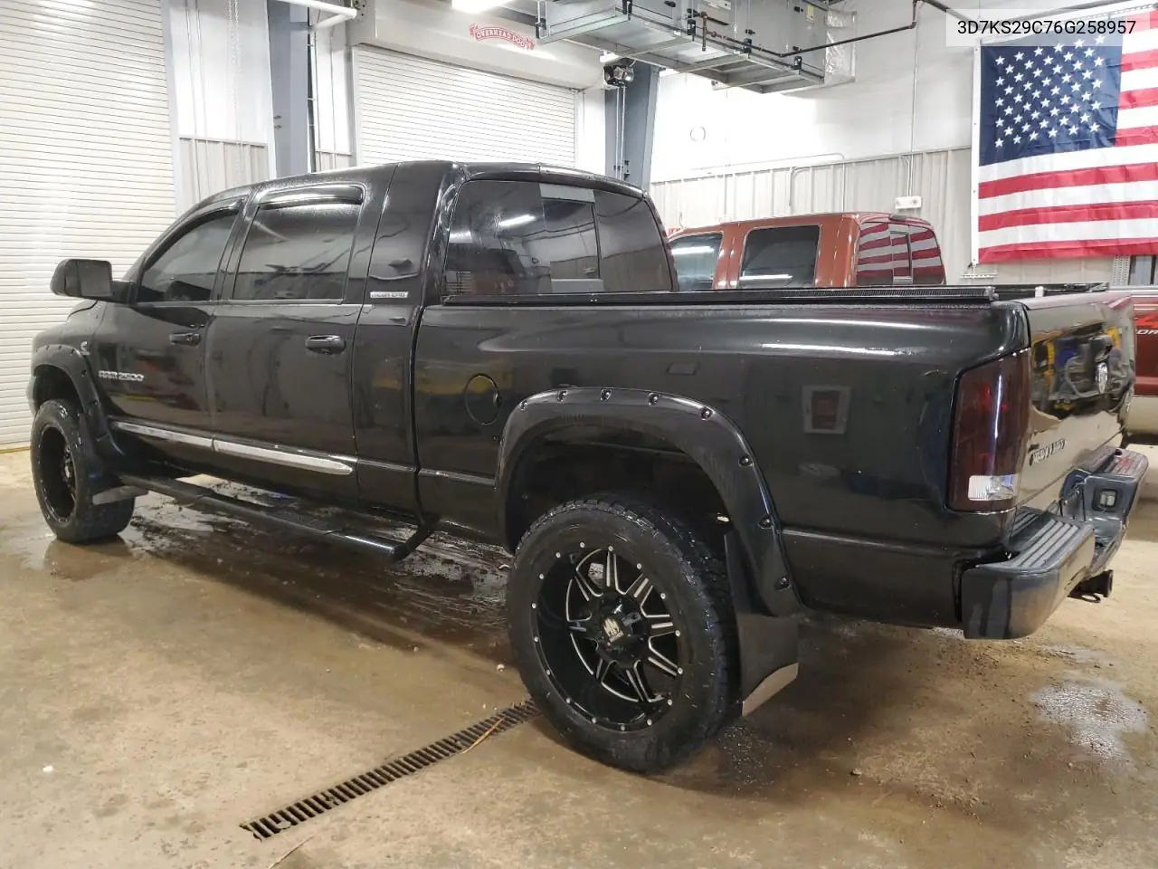 2006 Dodge Ram 2500 VIN: 3D7KS29C76G258957 Lot: 57775535