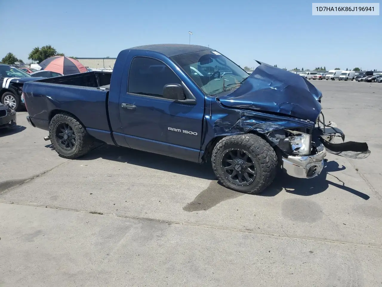 2006 Dodge Ram 1500 St VIN: 1D7HA16K86J196941 Lot: 62235595