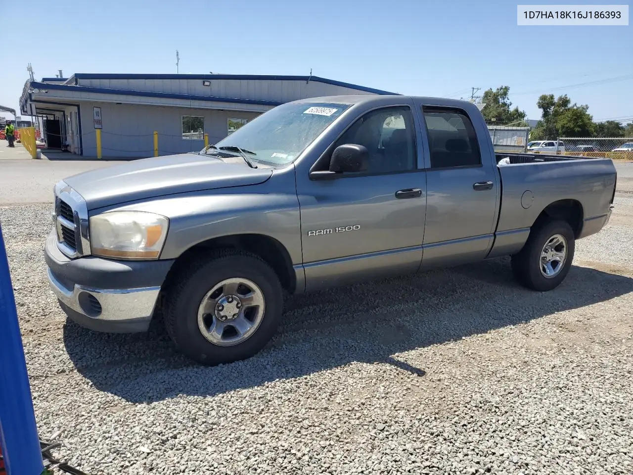 2006 Dodge Ram 1500 St VIN: 1D7HA18K16J186393 Lot: 62509975