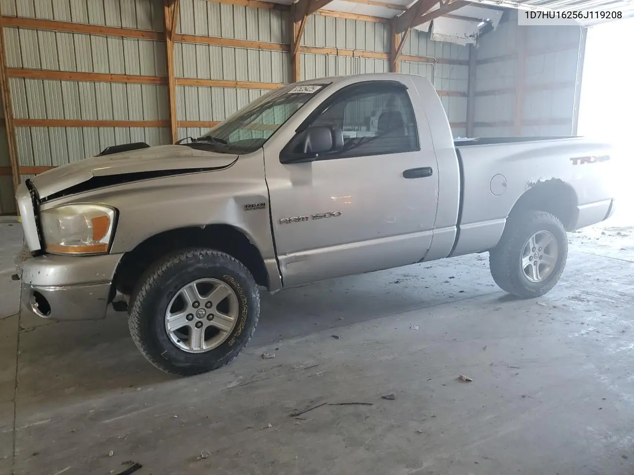 2006 Dodge Ram 1500 St VIN: 1D7HU16256J119208 Lot: 62525425