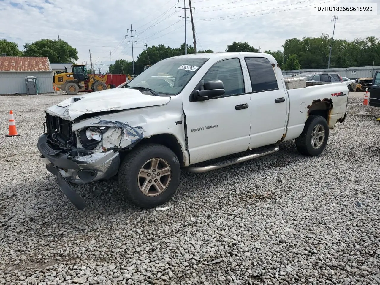 2006 Dodge Ram 1500 St VIN: 1D7HU18266S618929 Lot: 62653265