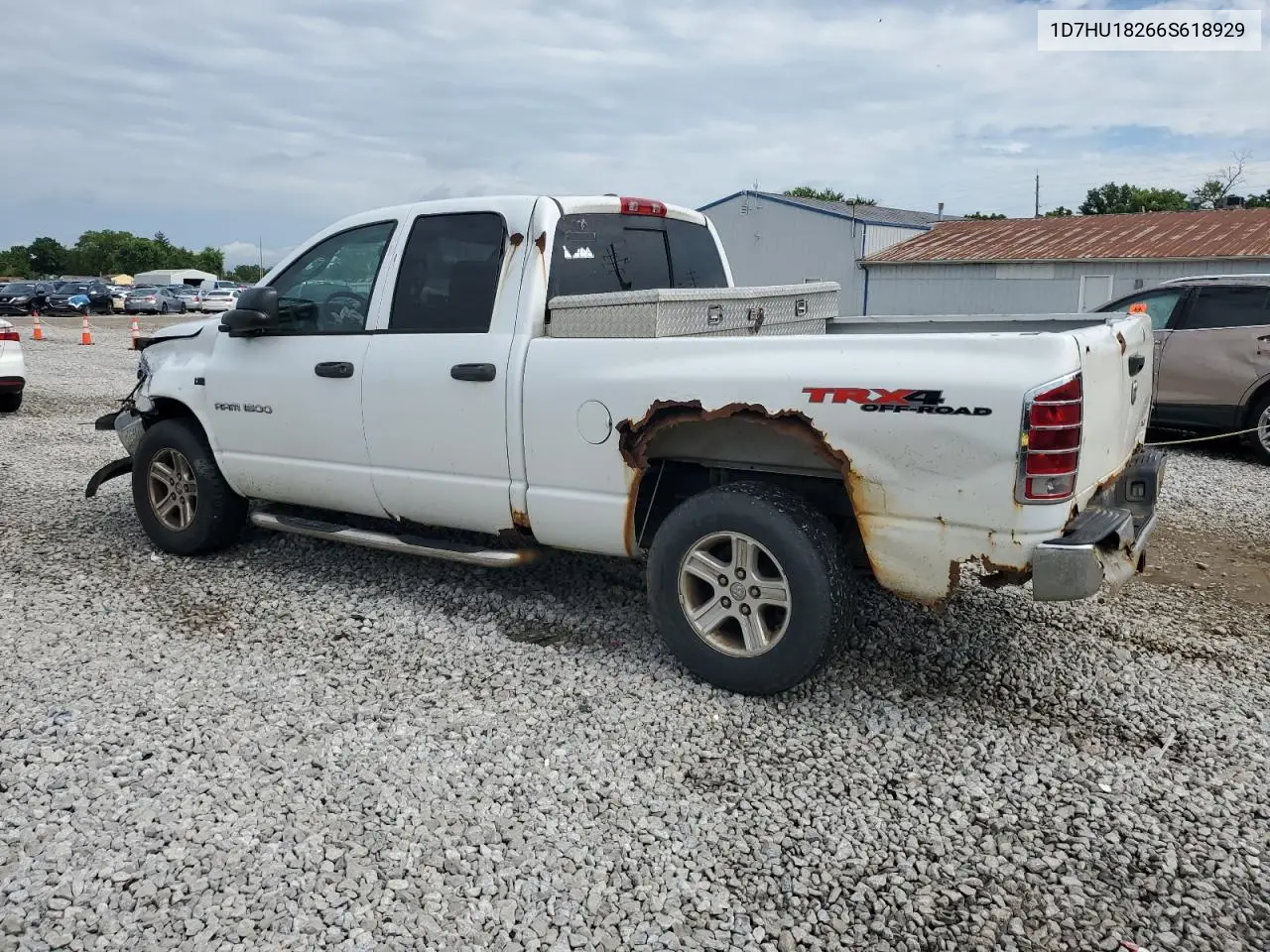 2006 Dodge Ram 1500 St VIN: 1D7HU18266S618929 Lot: 62653265