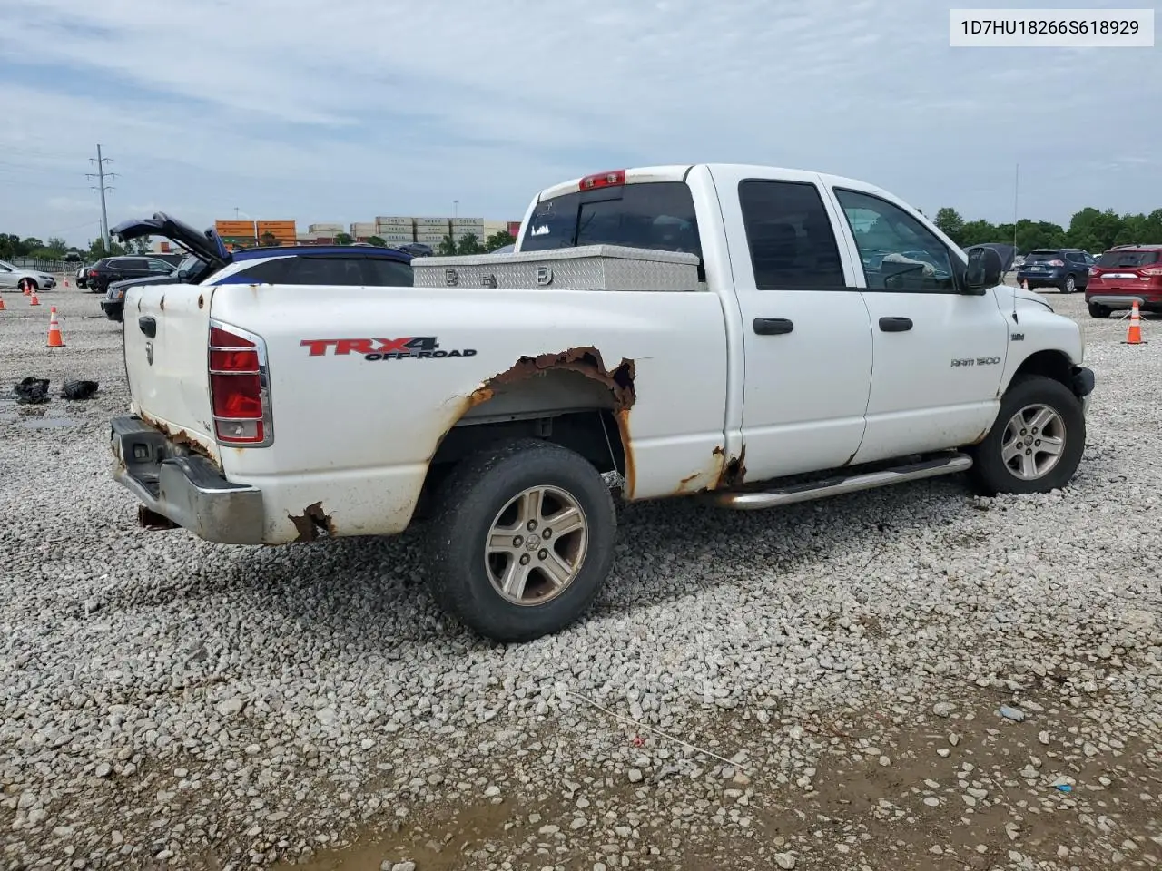 2006 Dodge Ram 1500 St VIN: 1D7HU18266S618929 Lot: 62653265