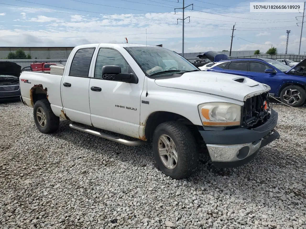 2006 Dodge Ram 1500 St VIN: 1D7HU18266S618929 Lot: 62653265