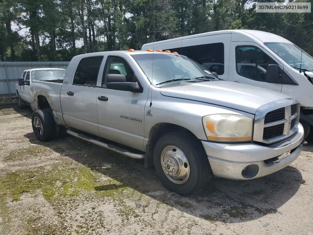 2006 Dodge Ram 3500 VIN: 3D7ML49C76G218699 Lot: 63019285