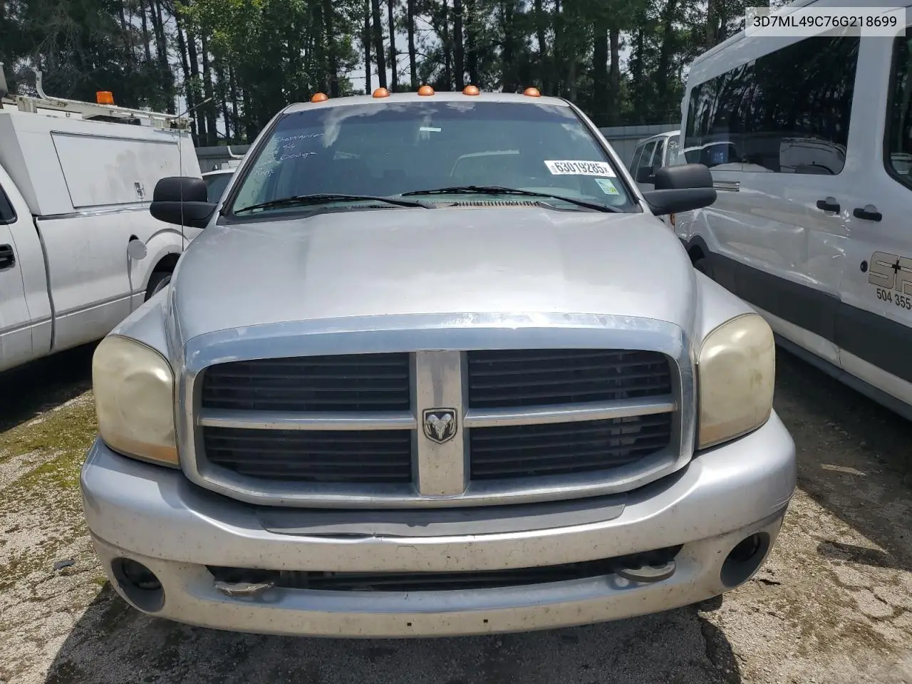 2006 Dodge Ram 3500 VIN: 3D7ML49C76G218699 Lot: 63019285