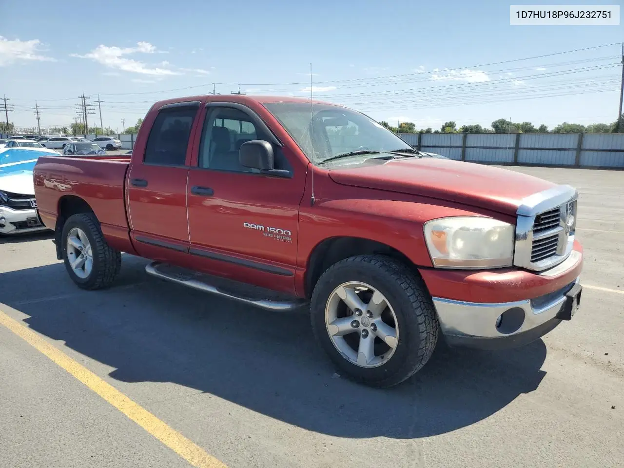 2006 Dodge Ram 1500 St VIN: 1D7HU18P96J232751 Lot: 63118825