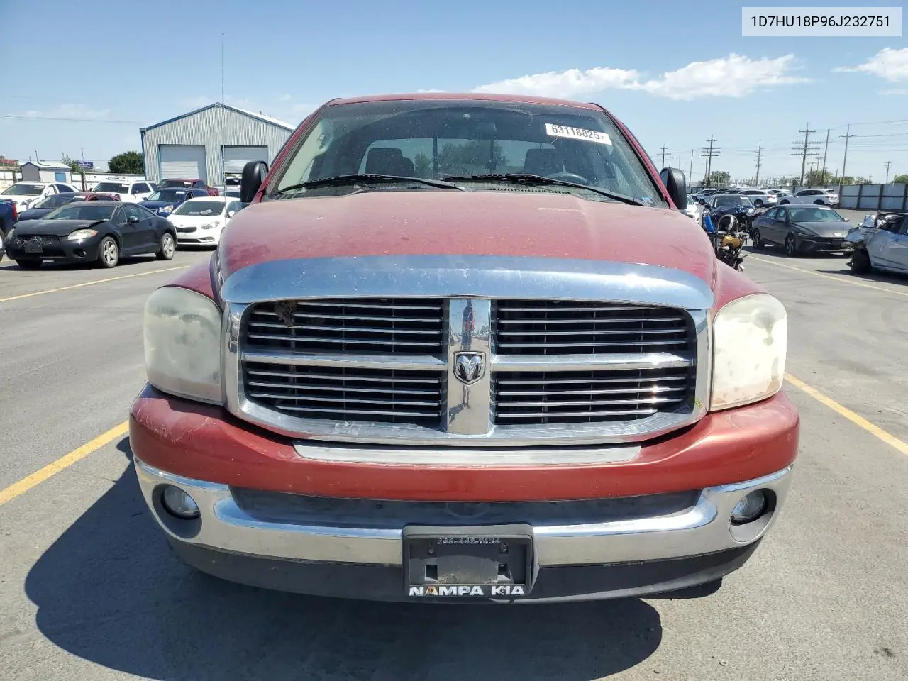 2006 Dodge Ram 1500 St VIN: 1D7HU18P96J232751 Lot: 63118825