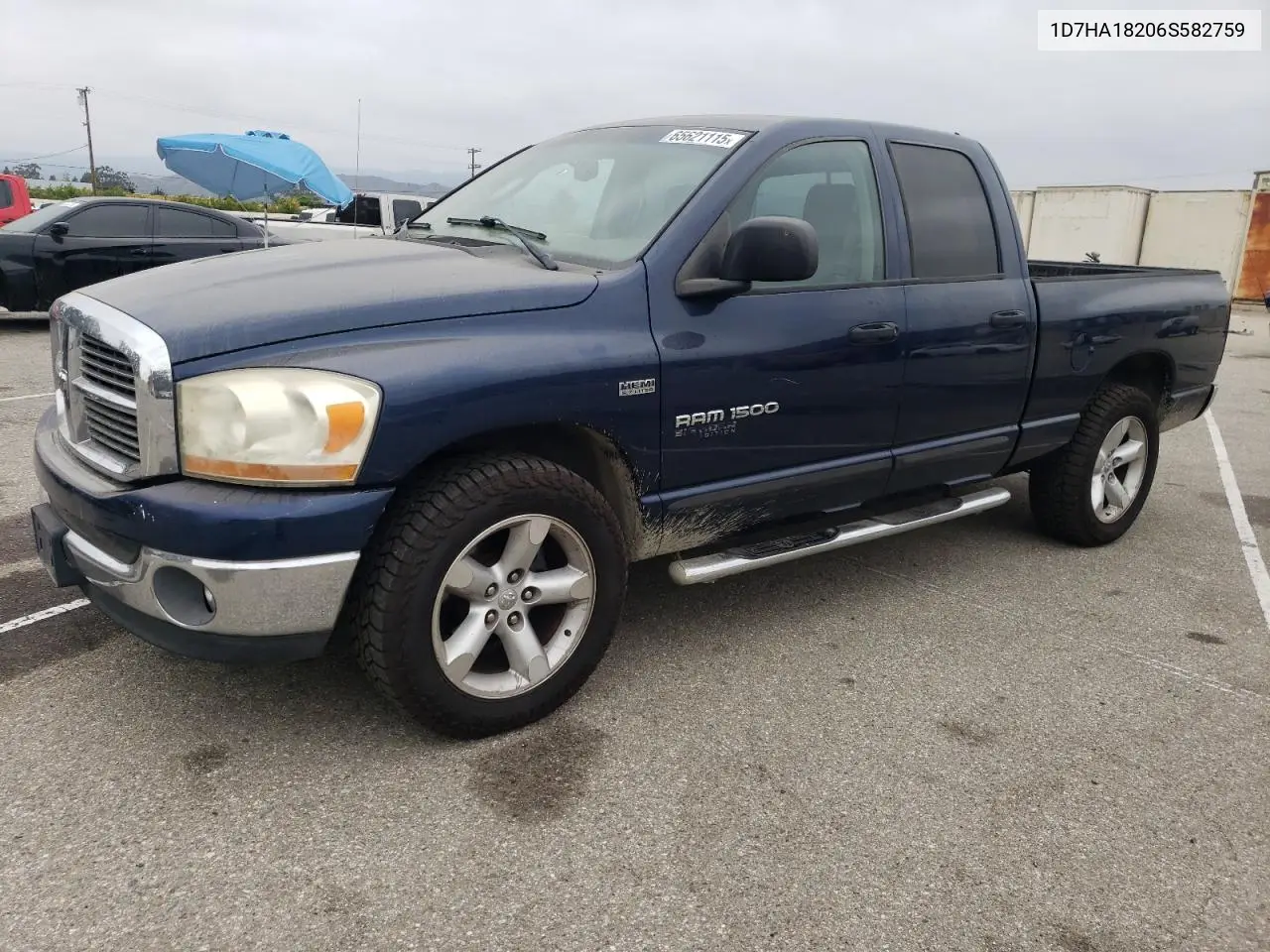 2006 Dodge Ram 1500 St VIN: 1D7HA18206S582759 Lot: 65621115