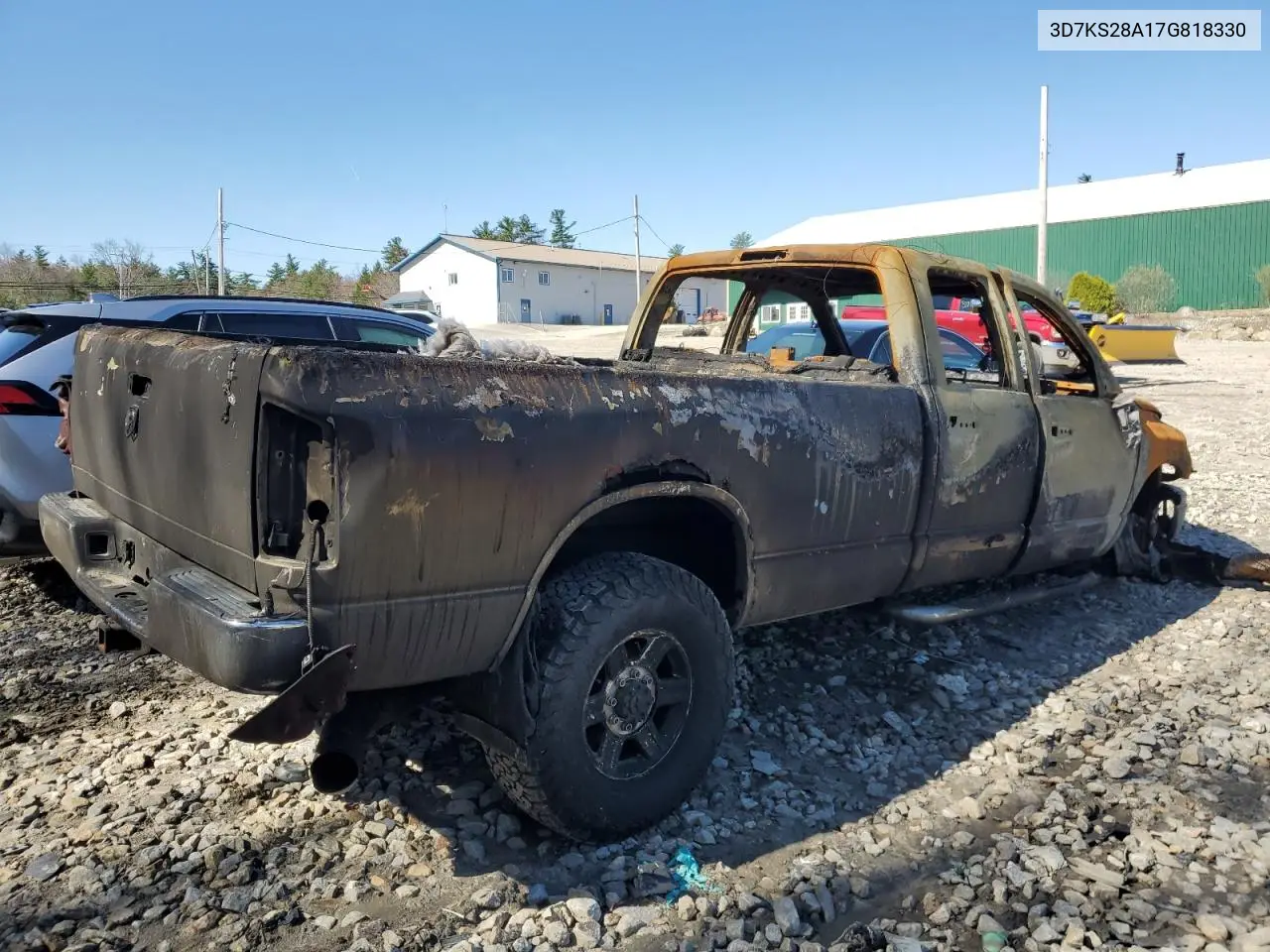 2007 Dodge Ram 2500 St VIN: 3D7KS28A17G818330 Lot: 53971845