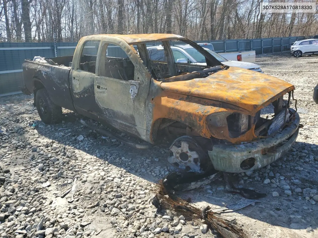 2007 Dodge Ram 2500 St VIN: 3D7KS28A17G818330 Lot: 53971845