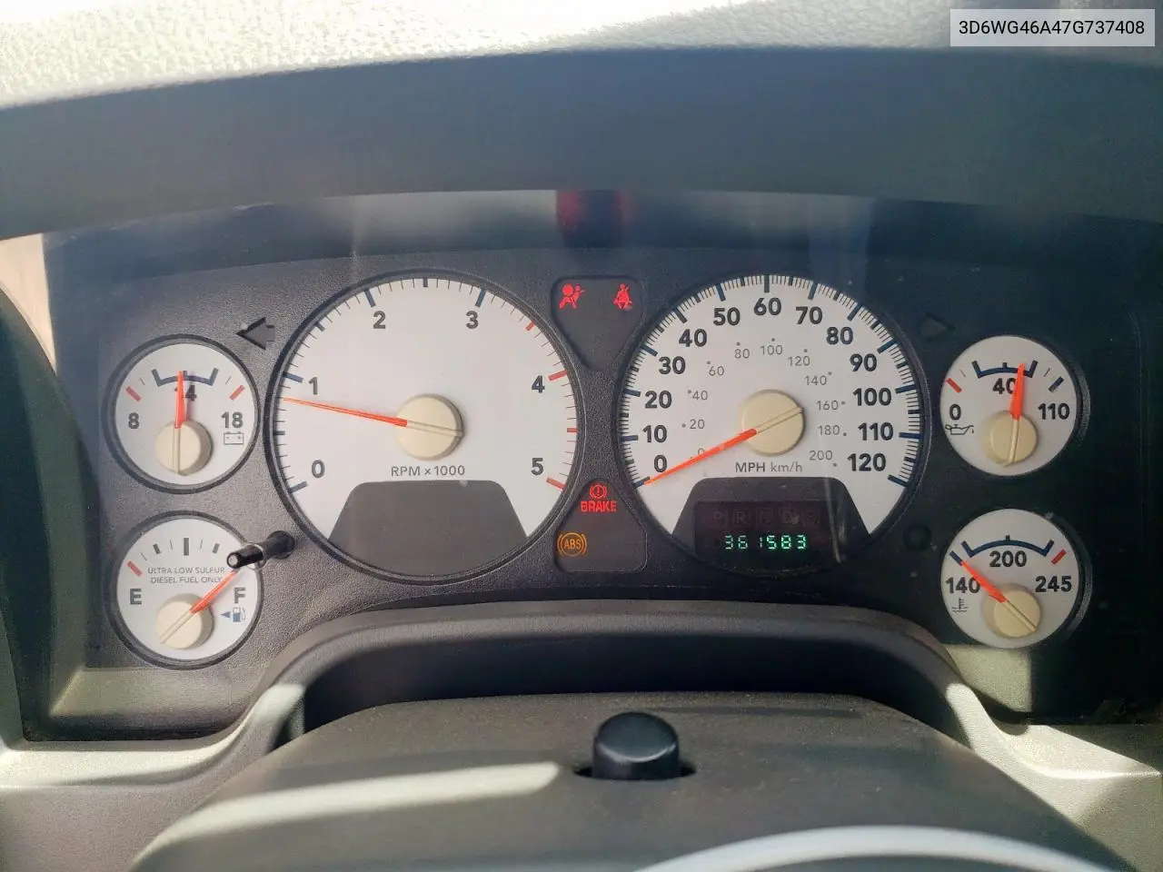 2007 Dodge Ram 3500 St VIN: 3D6WG46A47G737408 Lot: 55057435