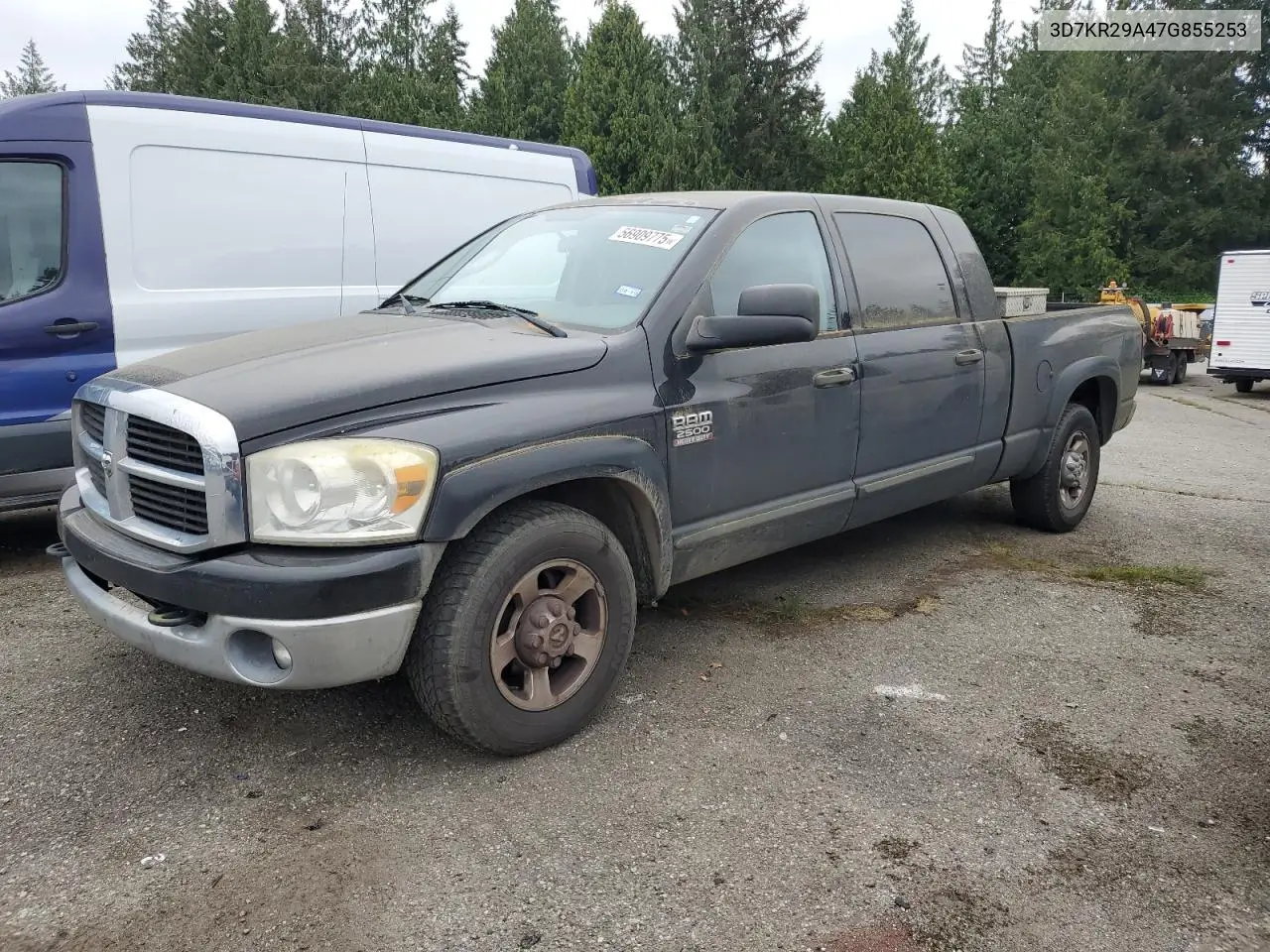 2007 Dodge Ram 2500 VIN: 3D7KR29A47G855253 Lot: 56909775