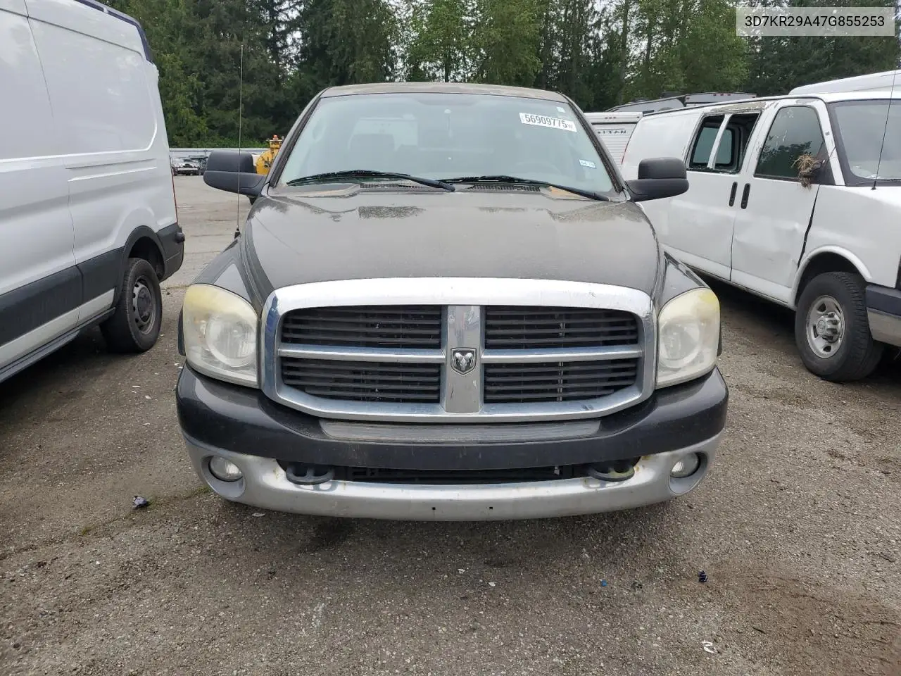 2007 Dodge Ram 2500 VIN: 3D7KR29A47G855253 Lot: 56909775