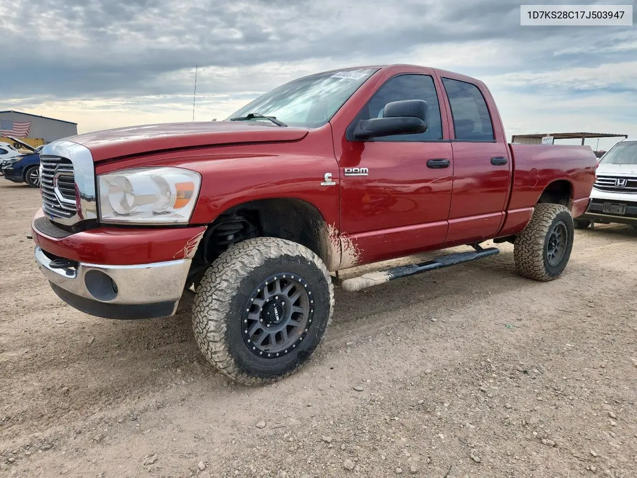 2007 Dodge Ram 2500 St VIN: 1D7KS28C17J503947 Lot: 62035715