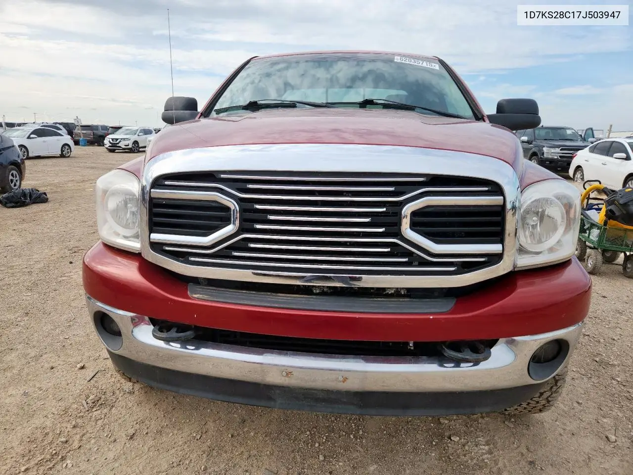 2007 Dodge Ram 2500 St VIN: 1D7KS28C17J503947 Lot: 62035715