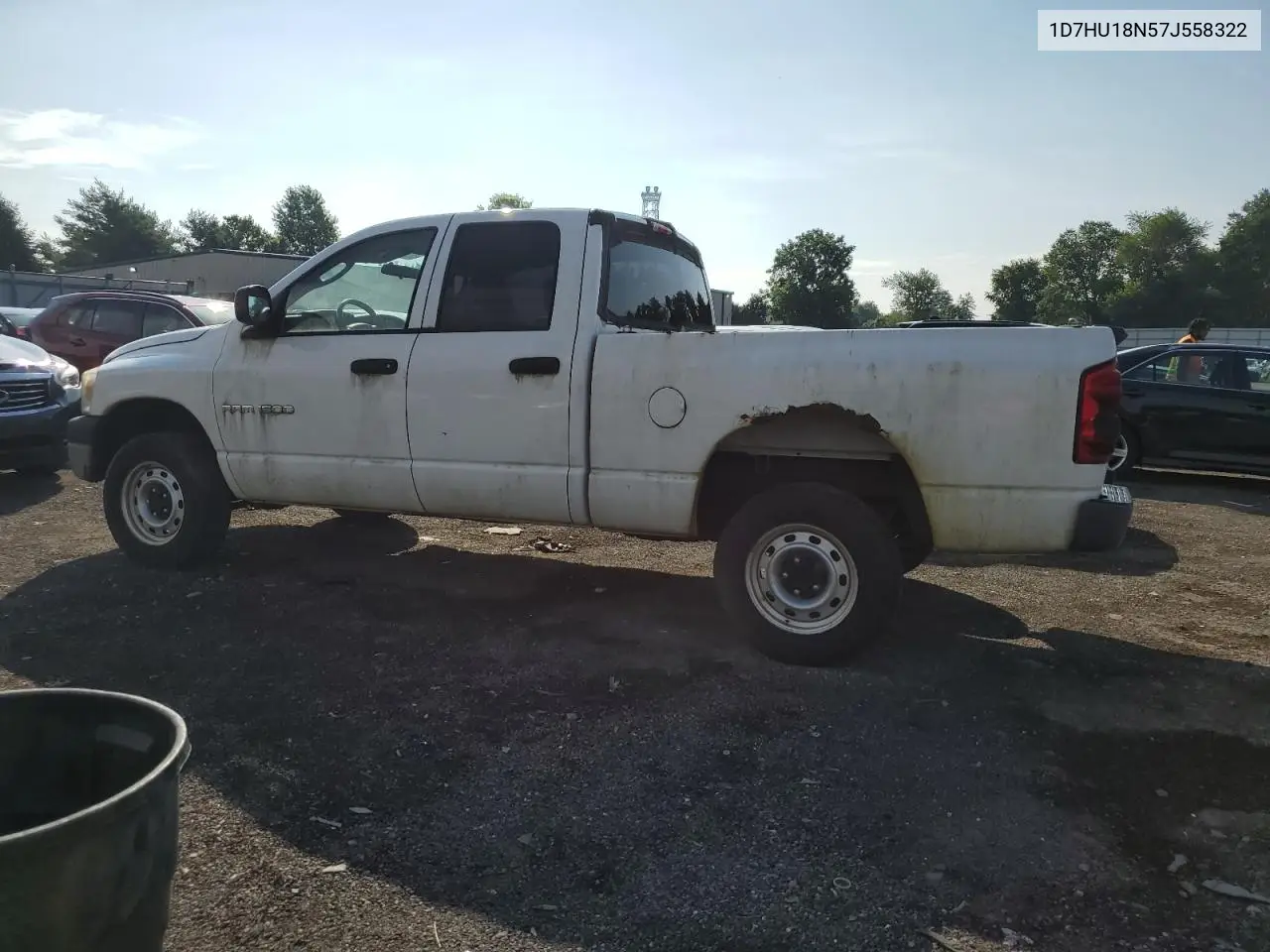 2007 Dodge Ram 1500 St VIN: 1D7HU18N57J558322 Lot: 62424855