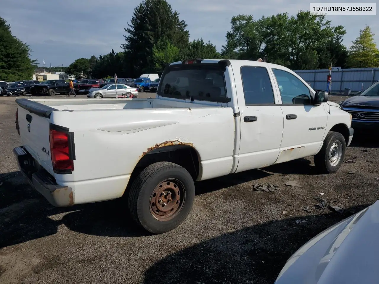 2007 Dodge Ram 1500 St VIN: 1D7HU18N57J558322 Lot: 62424855