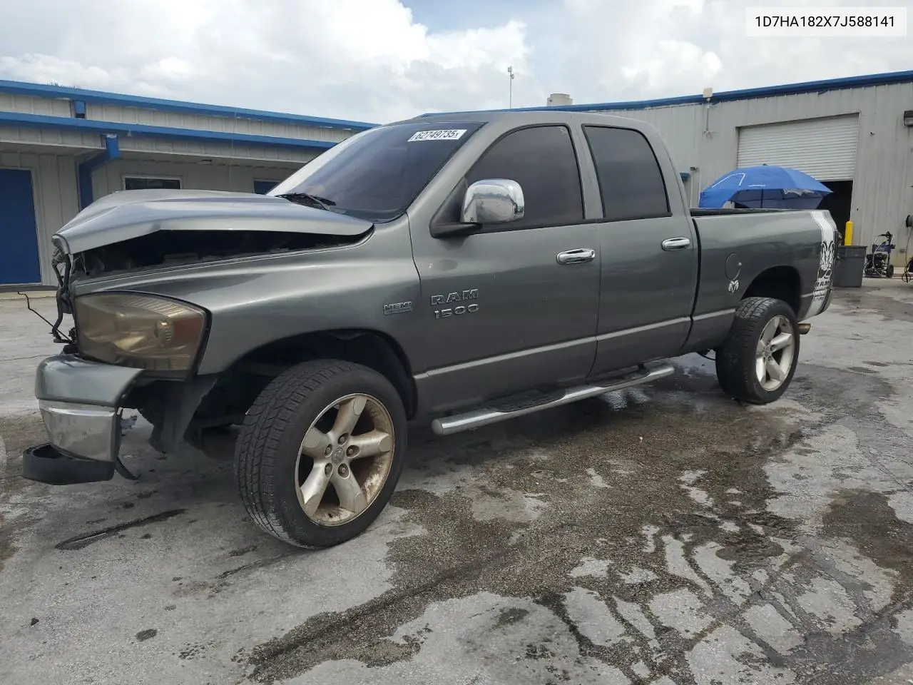 2007 Dodge Ram 1500 St VIN: 1D7HA182X7J588141 Lot: 62749735