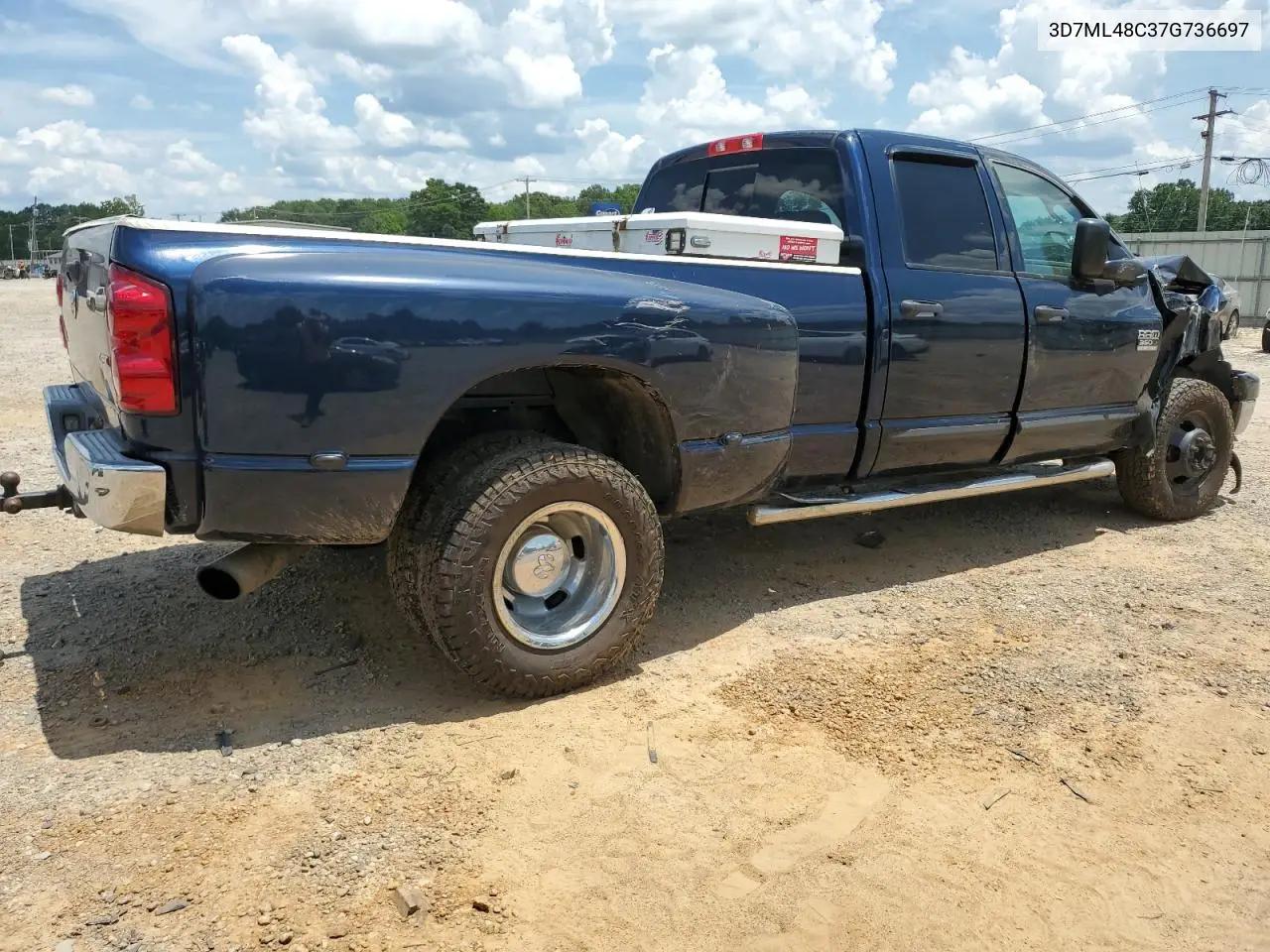 2007 Dodge Ram 3500 St VIN: 3D7ML48C37G736697 Lot: 62880315