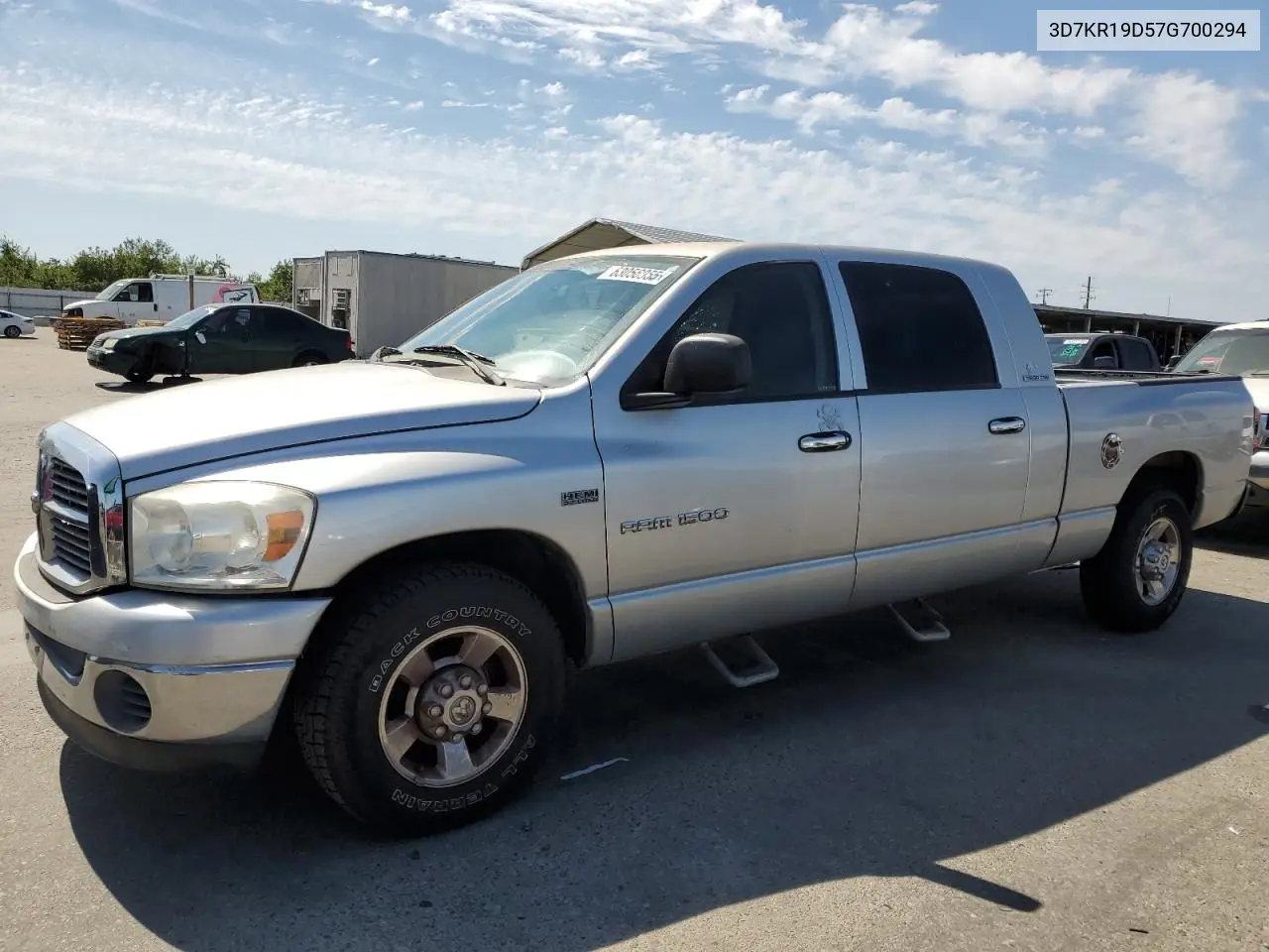 2007 Dodge Ram 1500 VIN: 3D7KR19D57G700294 Lot: 63056955