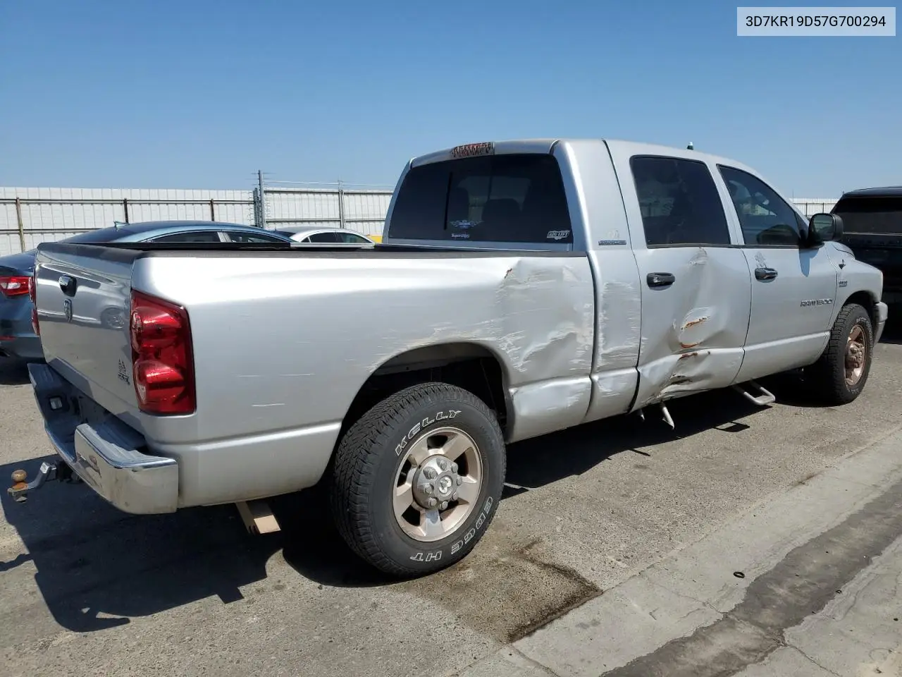 2007 Dodge Ram 1500 VIN: 3D7KR19D57G700294 Lot: 63056955