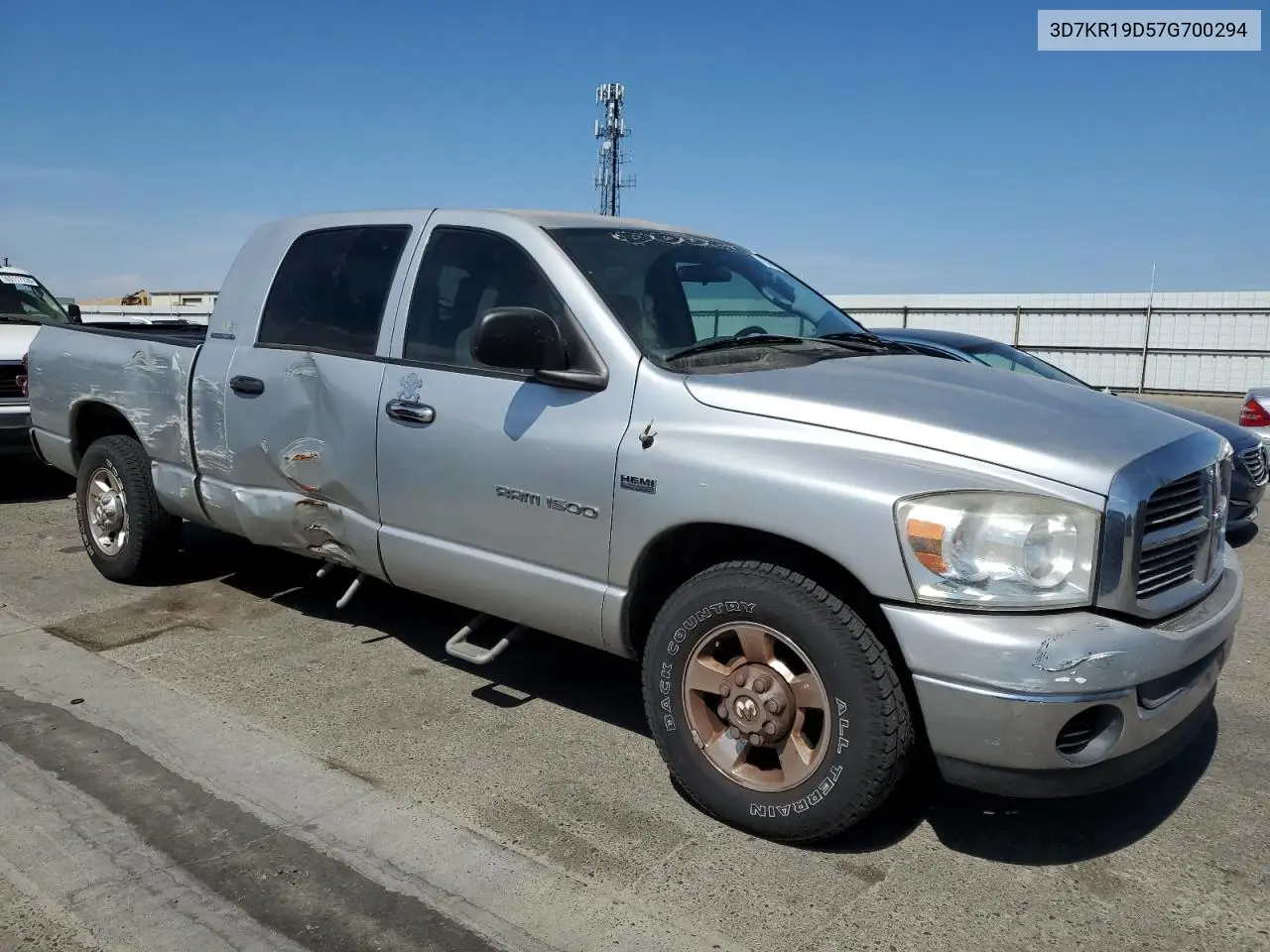 2007 Dodge Ram 1500 VIN: 3D7KR19D57G700294 Lot: 63056955