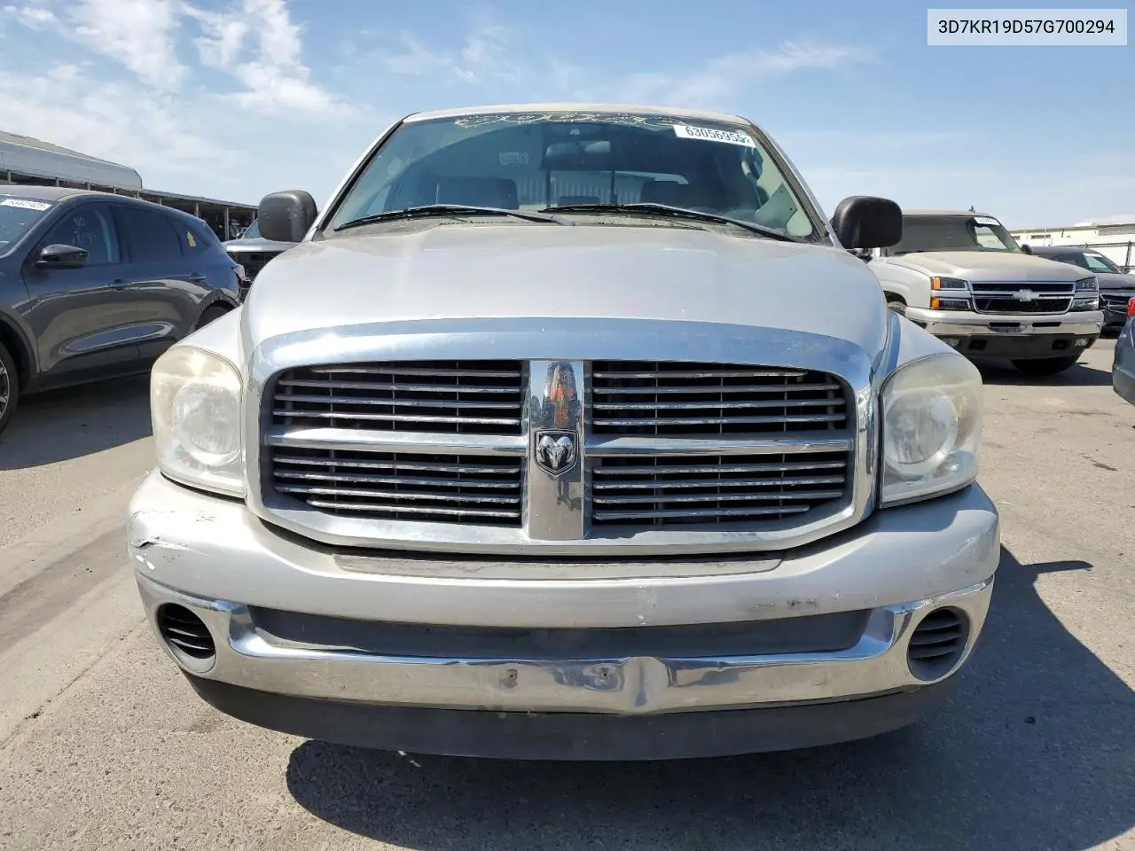 2007 Dodge Ram 1500 VIN: 3D7KR19D57G700294 Lot: 63056955