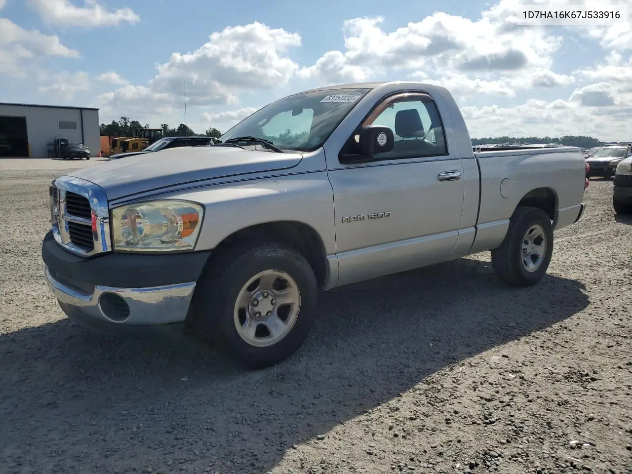 2007 Dodge Ram 1500 St VIN: 1D7HA16K67J533916 Lot: 63154035