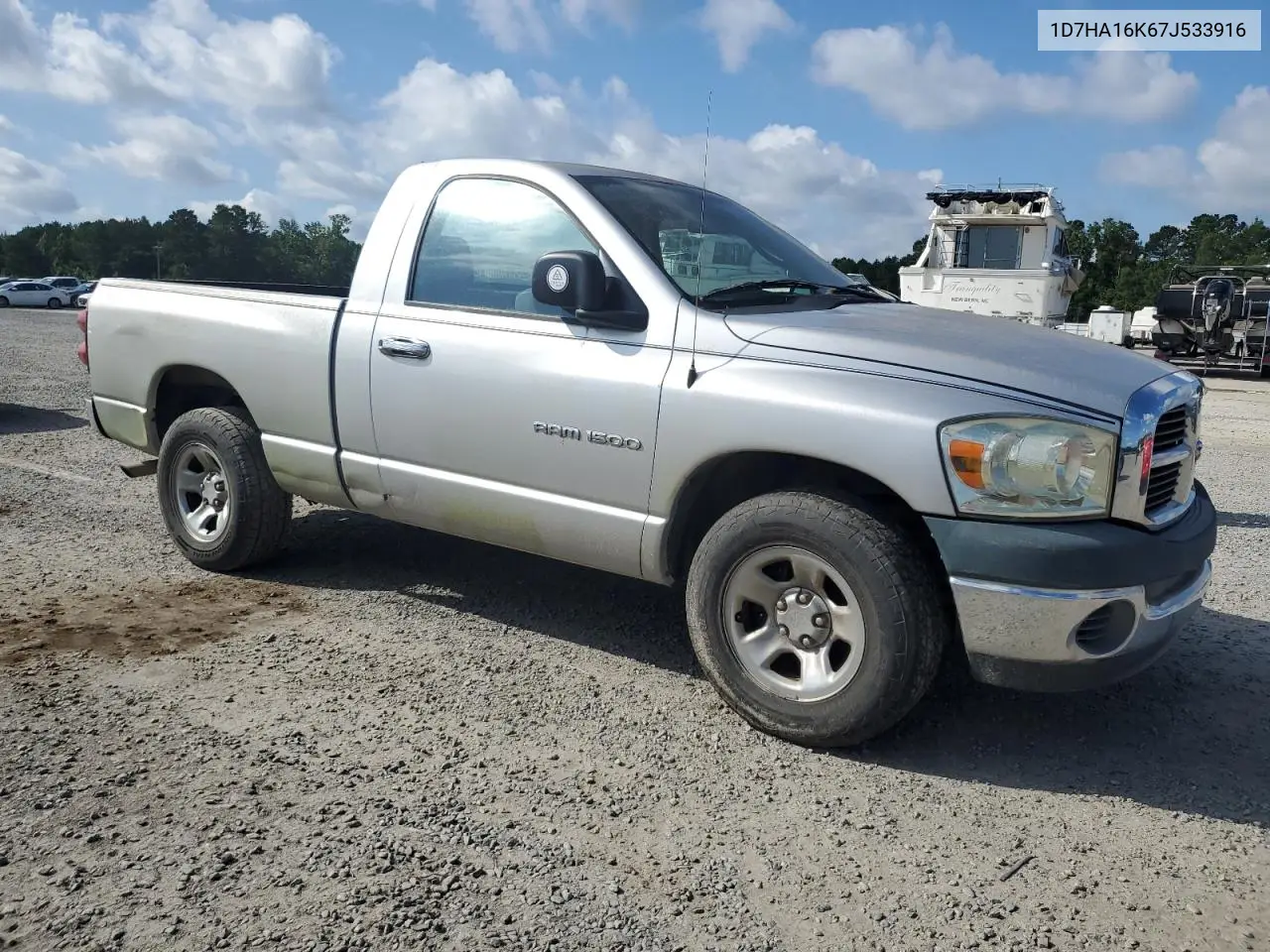 2007 Dodge Ram 1500 St VIN: 1D7HA16K67J533916 Lot: 63154035