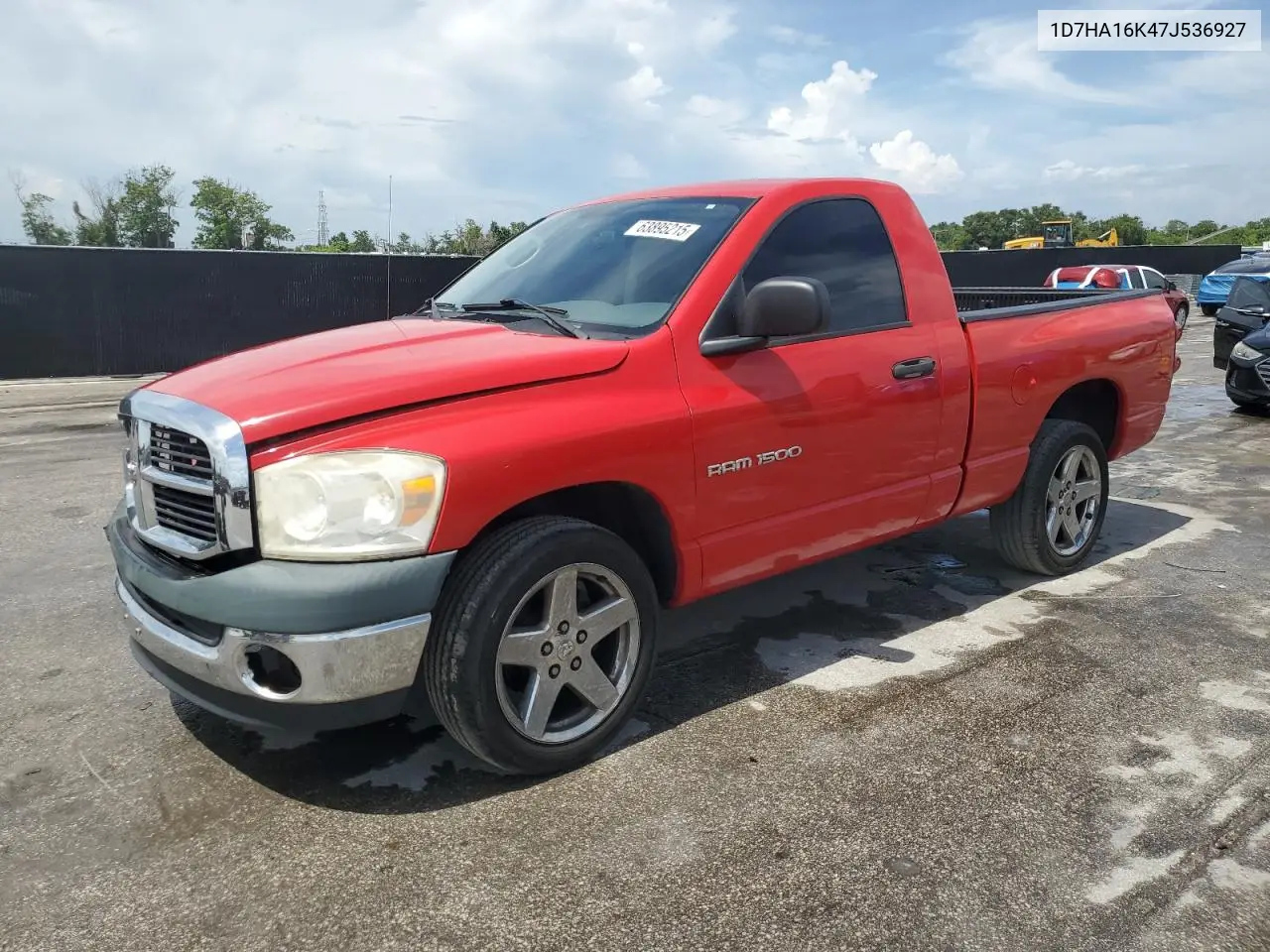 2007 Dodge Ram 1500 St VIN: 1D7HA16K47J536927 Lot: 63895215