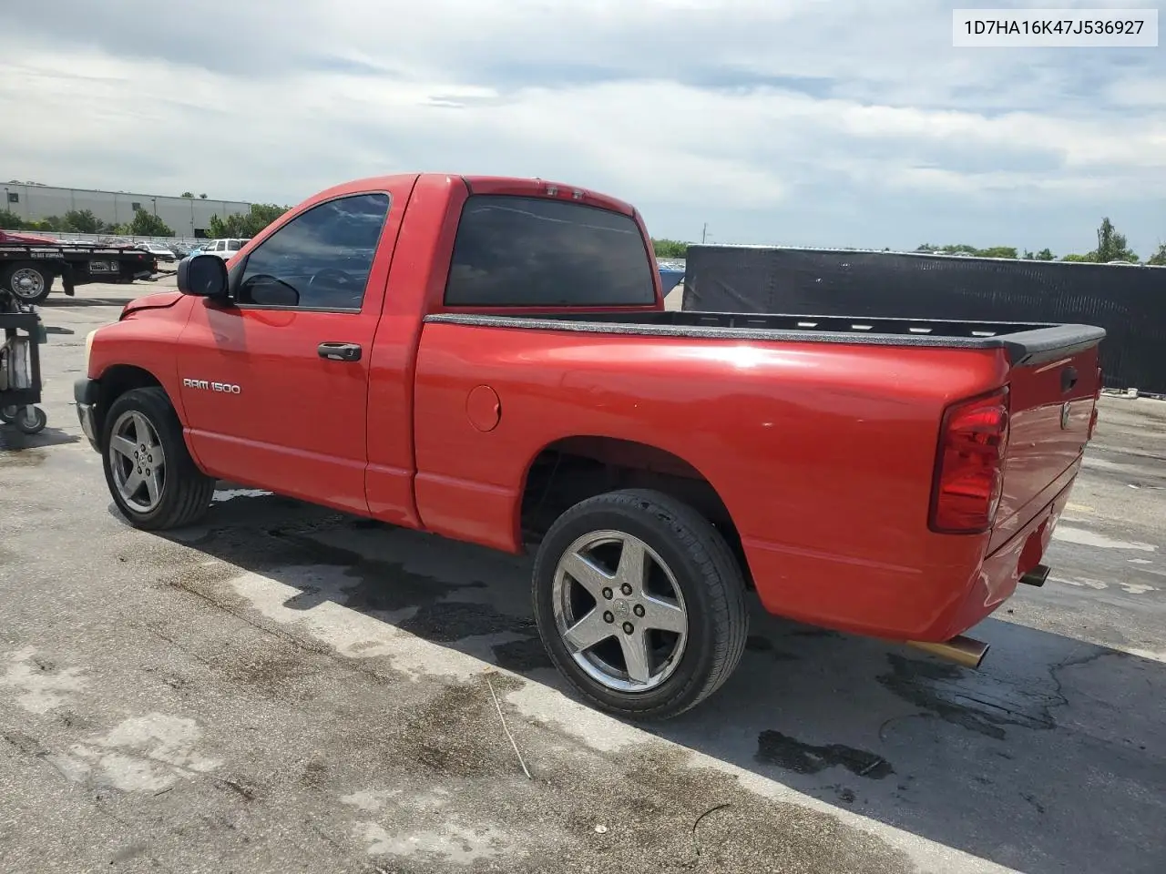 2007 Dodge Ram 1500 St VIN: 1D7HA16K47J536927 Lot: 63895215