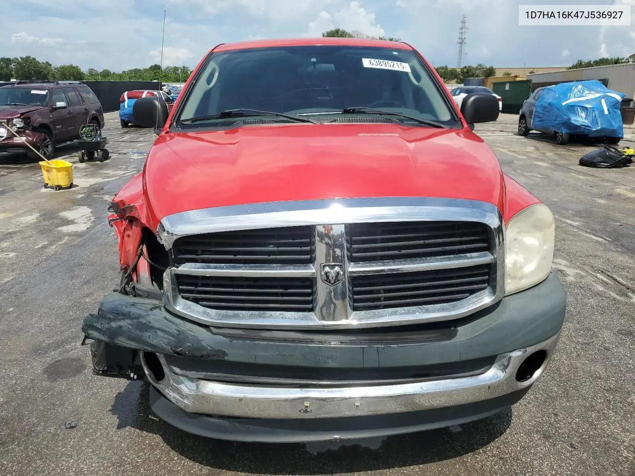 2007 Dodge Ram 1500 St VIN: 1D7HA16K47J536927 Lot: 63895215